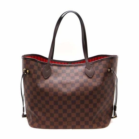 Louis Vuitton Canvas Bag Tote Brown MM Neverfull - Picture 1 of 10